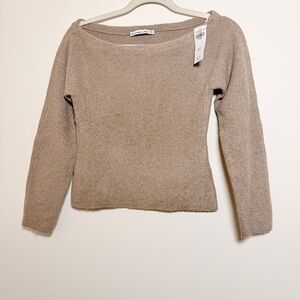 Abercrombie & Fitch Beige Knit Sweater